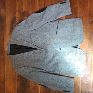 U.S. Polo Assn. Grey herringbone tweed sport jacket
